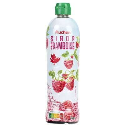 Auchan Sirop framboise, 75cl