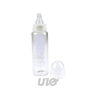 BEBE DOUCEUR Biberon Pour Bébé col Étroit 240ml Transparent, 240ml