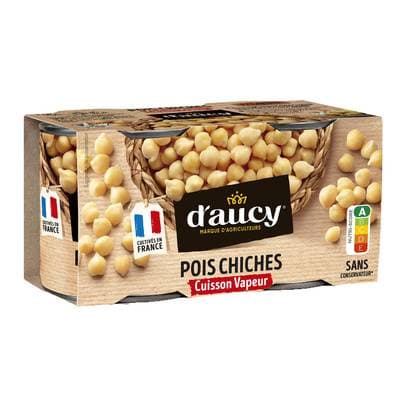 D'aucy Pois Chiches, 2x130g