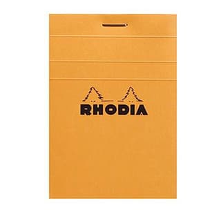 Rhodia Bloc-notes 7,4 x 10,5 cm petits carreaux N°11, 160  pages