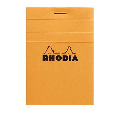 Rhodia Bloc-notes 7,4 x 10,5 cm petits carreaux N°11, 160  pages