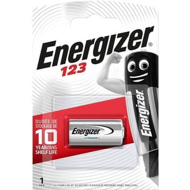 Energizer Pile Lithium 123 3V, 1  pile