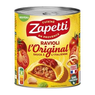Zapetti Ravioli - L'Original sauce à l'italienne, 800g