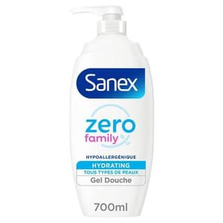 Sanex Gel douche Famille Hypoallergénique Sans Savon, 700ml