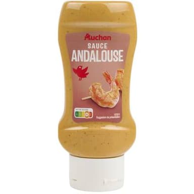 Auchan Sauce andalouse flacon souple, 340g