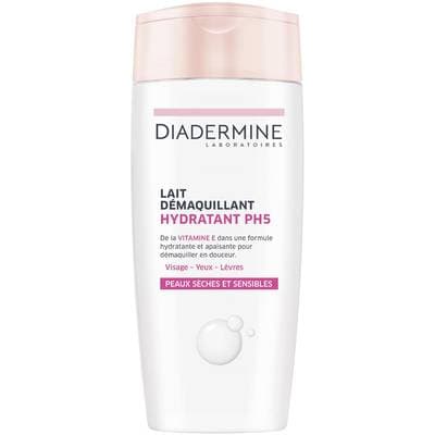Diadermine Lait démaquillant hydratant visage et yeux, 200ml