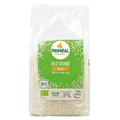 Priméal Riz rond blanc, bio, 1kg
