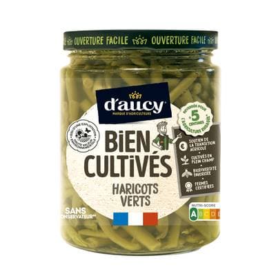 D'aucy Haricots Verts Bien Cultivés, 290g