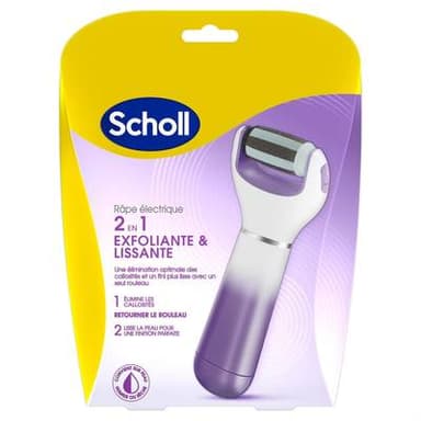 Scholl Râpe électrique Velvet Smooth Express Pedi, 1 pièce + 1 rouleau