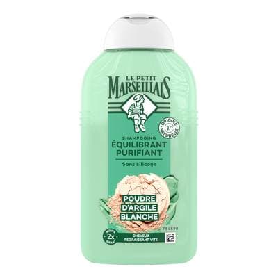 Le Petit Marseillais Shampoing Équilibrant Purifiant Cheveux regraissant vite Argile, 250ml
