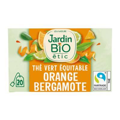 Jardin Bio Etic - Thé vert orange bergamote bio - 20 sachets