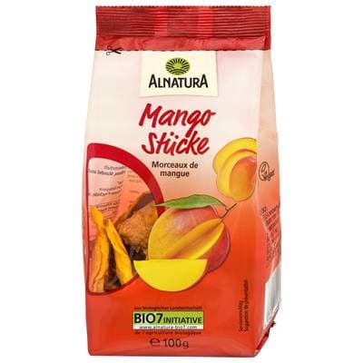 Alnatura Morceaux de mangue bio, 100g