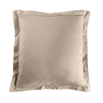 Douceur D Interieur Taie d'oreiller Sable, 63 x 63 cm