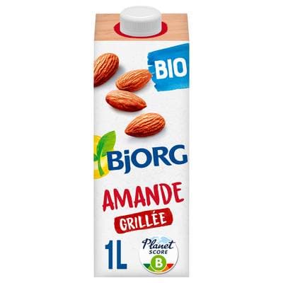 Bjorg Lait d'Amande Grillée Boisson Végétale Bio, 1L
