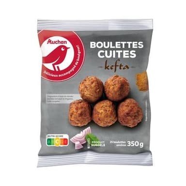 Auchan Boulette kefta cuite, 350g