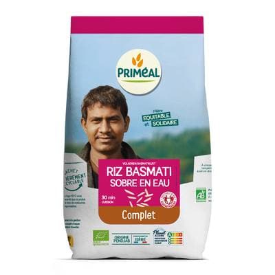 Priméal Riz Basmati Complet bio, 1kg