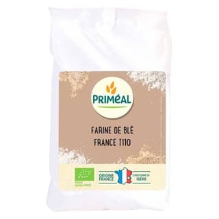 Priméal Farine de Blé complète T110 BIO, 1kg