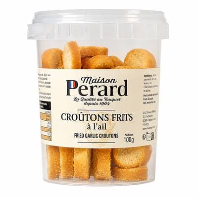 Perard Du Touquet Croûtons Frits à l'ail, Pot de 100g