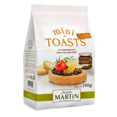 Jean Martin - Mini toasts grillés aux 9 céréales