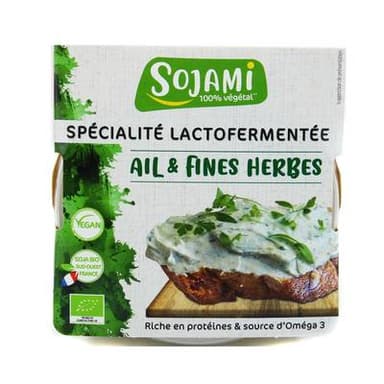 Sojami Tartimi ail et fines herbes bio, 125g