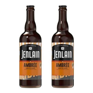 Jenlain Bière ambrée 7.5°, Lot de 2x75cl