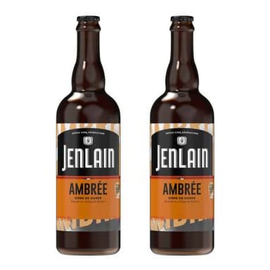 Jenlain Bière ambrée 7.5°, Lot de 2x75cl