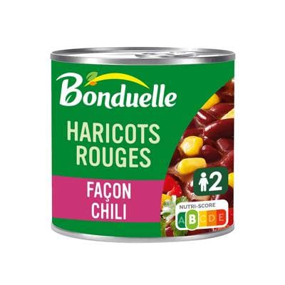 Bonduelle Haricots Rouges Façon Chili en conserve, 400g