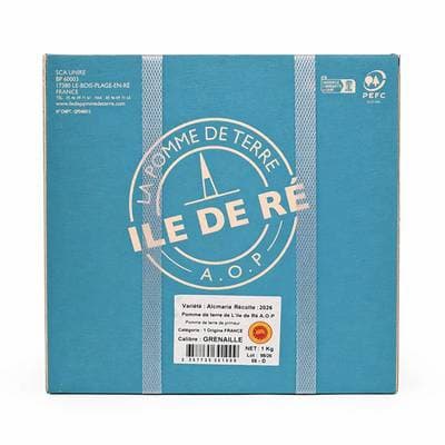 Ile de Ré  Pomme de terre Primeur, Caisse de 1 kilo