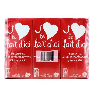 3496080001209 - Le lait d'ici - Lait entier UHT