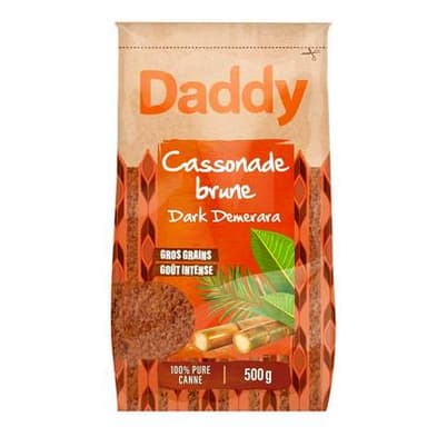 Daddy sucre brun en poudre, 500g