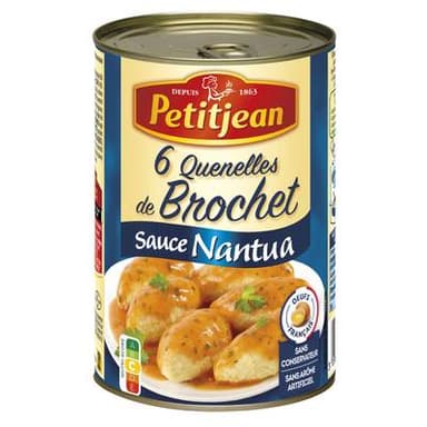 Petitjean 6 Quenelles de Brochet Sauce Nantua, 400g