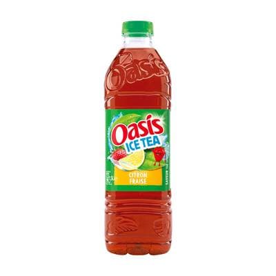 Oasis Thé glacé saveur citron fraise, 1,5L