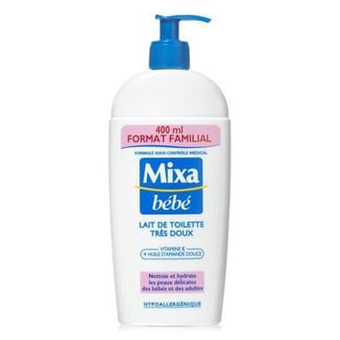 Mixa Bébé Lait de toilette très doux, 400ml