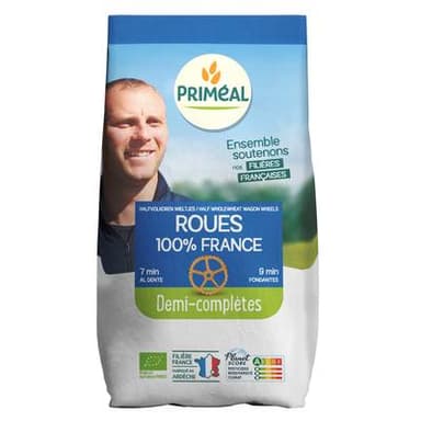 Priméal Roues 1/2 complète, bio, 500g