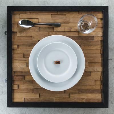 3256390190211 - Reception - 4 assiettes dessert porcelaine WHITE