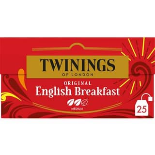 Twinings Thé original English Breakfast, 25 sachets