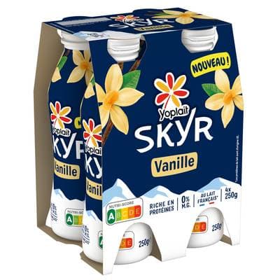 Yoplait Skyr à boire Vanille, 4x250ml
