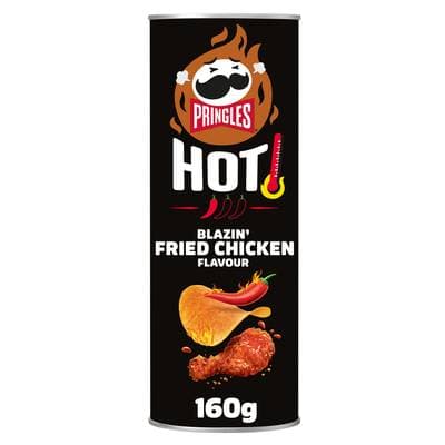 Pringles Chips Tuiles HOT Fried Chicken, 160g