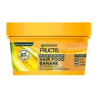 Fructis Masque Nourrissant Cheveux Secs Hair Food Banane, 320ml