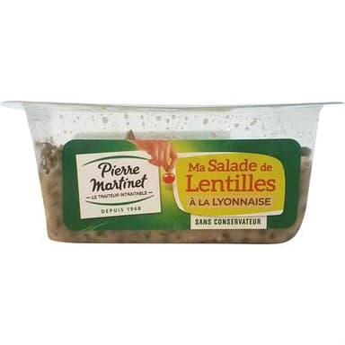 Pierre Martinet Salade de Lentilles à la Lyonnaise, 300g