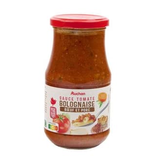 Auchan Sauce bolognaise Boeuf et Porc, 420g