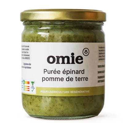 3760325484509 - Omie - Purée épinards Pommes de Terre Bio 