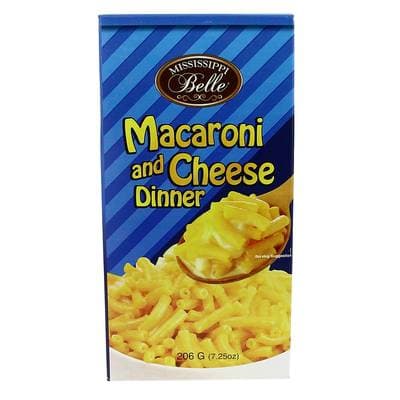 Mississippi belle Macaroni and cheese dinner, 206g