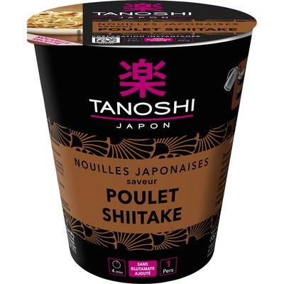 Tanoshi - Japon - Nouilles Japonaise Poulet Shitake en cup
