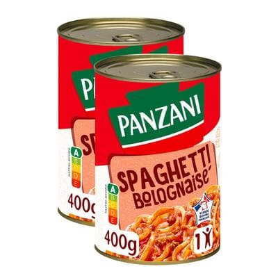 Panzani Spaghetti bolognaise, Lot de 2x400g
