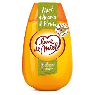 Lune de Miel Miel acacia et fleurs, 500g