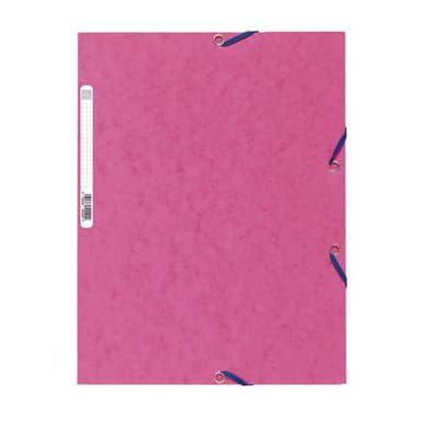 Exacompta Chemise plate à élastique 24 x 32 cm rose fuschia, 1  chemise