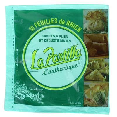 Samia 10 Feuilles de brick La Pastilla, 170g