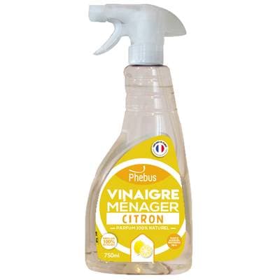 Phébus Vinaigre de nettoyage moussant au citron en spray, 750ml