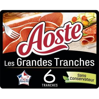 Aoste Jambon Sec Traditionnel, 6 tranches - 165g